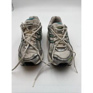 ASICS T975N Size 8.5 Women's Gel-Kanbarra 4 White Silver Turquoise Shoes